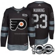Maglia Hockey Philadelphia Flyers Brandon Manning 1917-2017 100th Anniversario Nero