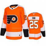 Maglia Hockey Philadelphia Flyers James Van Riemsdyk Home Autentico Arancione