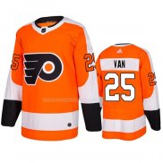 Maglia Hockey Philadelphia Flyers James Van Riemsdyk Home Autentico Arancione