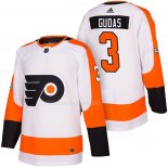 Maglia Hockey Philadelphia Flyers Radko Gudas Autentico Away 2018 Bianco