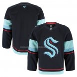 Maglia Hockey Seattle Kraken Home Autentico Pro Nero