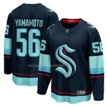 Maglia Hockey Seattle Kraken Kailer Yamamoto Home Breakaway Blu