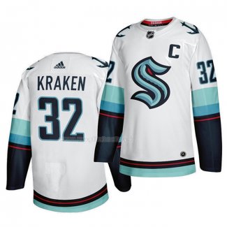 Maglia Hockey Seattle Kraken Primary Autentico Bianco
