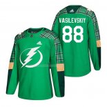 Maglia Hockey Tampa Bay Lightning Andrei Vasilevskiy 2018 Dia de San Patricio Verde