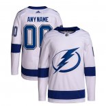 Maglia Hockey Tampa Bay Lightning Away Primegreen Autentico Pro Personalizzate Bianco