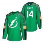 Maglia Hockey Tampa Bay Lightning Chris Kunitz 2018 Dia de San Patricio Verde
