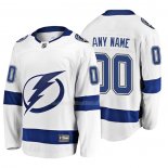 Maglia Hockey Tampa Bay Lightning Personalizzate 2019 Away Breakaway Bianco
