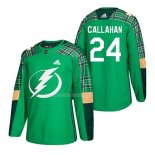 Maglia Hockey Tampa Bay Lightning Ryan Callahan 2018 Dia de San Patricio Verde