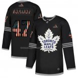 Maglia Hockey Toronto Maple Leafs Leo Komarov 2020 USA Flag Nero