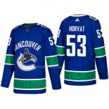 Maglia Hockey Vancouver Canucks Bo Horvat Home Premier 2017-2018 Blu