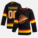Maglia Hockey Vancouver Canucks Personalizzate 50 Anniversario 90's Flying Skate Nero