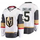 Maglia Hockey Vegas Golden Knights Deryk Engelland 2019 Away Breakaway Bianco