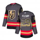 Maglia Hockey Vegas Golden Knights Marc Andre Fleury Drift Fashion Gris