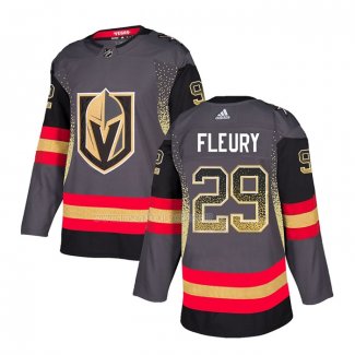 Maglia Hockey Vegas Golden Knights Marc Andre Fleury Drift Fashion Gris