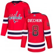 Maglia Hockey Washington Capitals Alex Ovechkin Drift Fashion Rosso