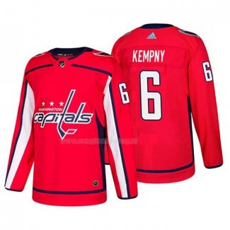 Maglia Hockey Washington Capitals Michal Kempny Home Autentico Giocatore Rosso