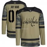 Maglia Hockey Washington Capitals Personalizzate Military Appreciation Team Autentico Practice Camuffamento