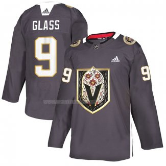 Maglia Vegas Golden Knights Cody Glass Dia de Los Muertos Gris