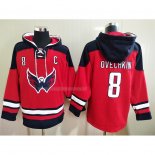 Felpa con Cappuccio Washington Capitals Alexander Ovechkin Rosso