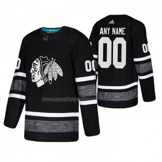 Maglia Hockey 2019 All Star Chicago Blackhawks Personalizzate Nero