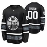 Maglia Hockey 2019 All Star Edmonton Oilers Personalizzate Nero