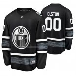 Maglia Hockey 2019 All Star Edmonton Oilers Personalizzate Nero