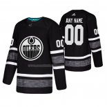 Maglia Hockey 2019 All Star Edmonton Oilers Personalizzate Nero2