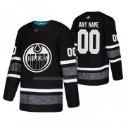 Maglia Hockey 2019 All Star Edmonton Oilers Personalizzate Nero2