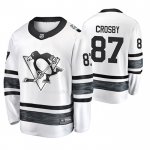 Maglia Hockey 2019 All Star Pittsburgh Penguins Sidney Crosby Bianco