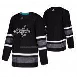Maglia Hockey 2019 All Star Washington Capitals Blank Nero
