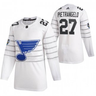 Maglia Hockey 2020 All Star St. Louis Blues Alex Pietrangelo Autentico Bianco