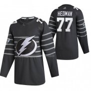 Maglia Hockey 2020 All Star Tampa Bay Lightning Victor Hedman Autentico Gris