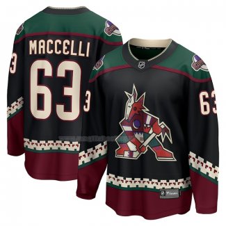 Maglia Hockey Arizona Coyotes Matias Maccelli Home Breakaway Nero