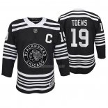 Maglia Hockey Bambino Chicago Blackhawks Jonathan Toews Premier Alternato Nero