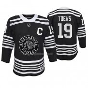 Maglia Hockey Bambino Chicago Blackhawks Jonathan Toews Premier Alternato Nero