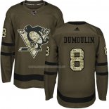 Maglia Hockey Bambino Pittsburgh Penguins Brian Dumoulin 2018 Salute To Service Verde Militare