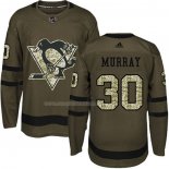 Maglia Hockey Bambino Pittsburgh Penguins Matt Murray 2018 Salute To Service Verde Militare