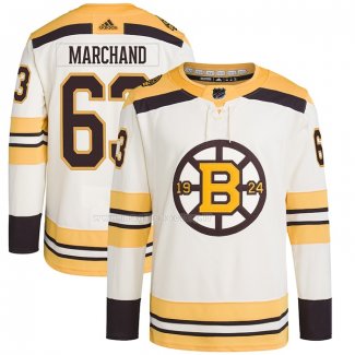 Maglia Hockey Boston Bruins Brad Marchand Primegreen Autentico Pro Crema