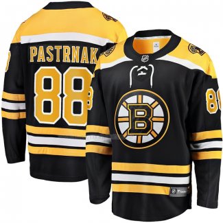 Maglia Hockey Boston Bruins David Pastrnak Home Breakaway Nero