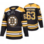 Maglia Hockey Boston Bruins Home Brad Marchand Stanley Cup Final Nero