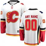 Maglia Hockey Calgary Flames Personalizzate 2018 Bianco