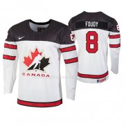 Maglia Hockey Canada Liam Foudy 2020 Iihf World Junior Championship Bianco