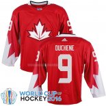 Maglia Hockey Canada Matt Duchene 2016 World Cup Rosso