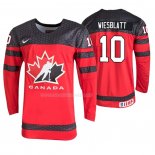 Maglia Hockey Canada Ozzy Wiesblatt 2019 Hlinka Gretzky Cup Rosso