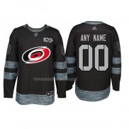 Maglia Hockey Carolina Hurricanes Personalizzate Nero