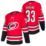 Maglia Hockey Carolina Hurricanes Scott Darling Home Autentico 2018 Rosso