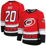 Maglia Hockey Carolina Hurricanes Sebastian Aho 25th Anniversary Autentico Rosso