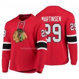 Maglia Hockey Chicago Blackhawks Andreas Martinsen Platinum Rosso
