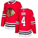 Maglia Hockey Chicago Blackhawks Bobby Orr Home Autentico Rosso