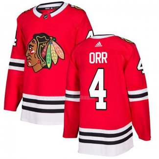 Maglia Hockey Chicago Blackhawks Bobby Orr Home Autentico Rosso